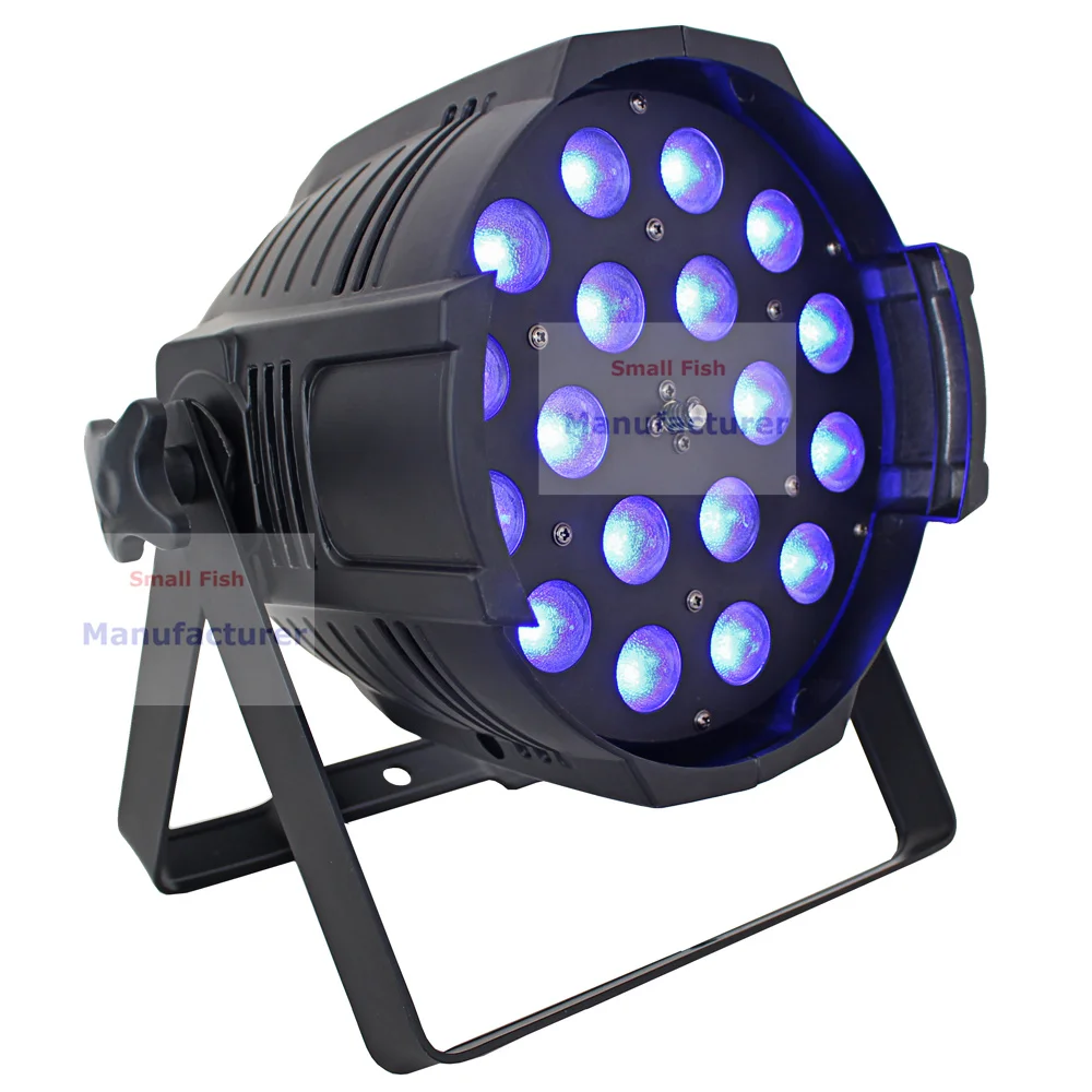 Быстрая доставка 1 шт./лот 18x10 Вт Zoom Par Lights DMX Stage RGBW 4 в LED Can для диджея вечеринки