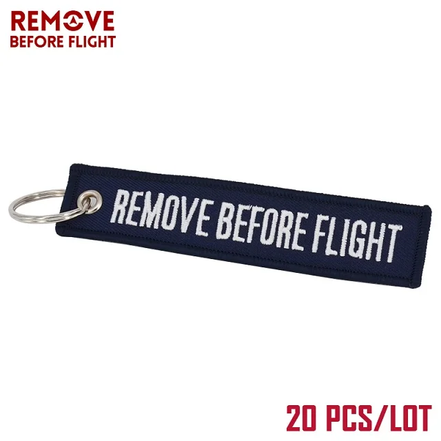 Navy Blue Удалить перед полетом Airworthy тег брелки модный брелок для авиационных тегов OEM брелки модные ювелирные изделия 20 шт./партия - Цвет: Navy Blue