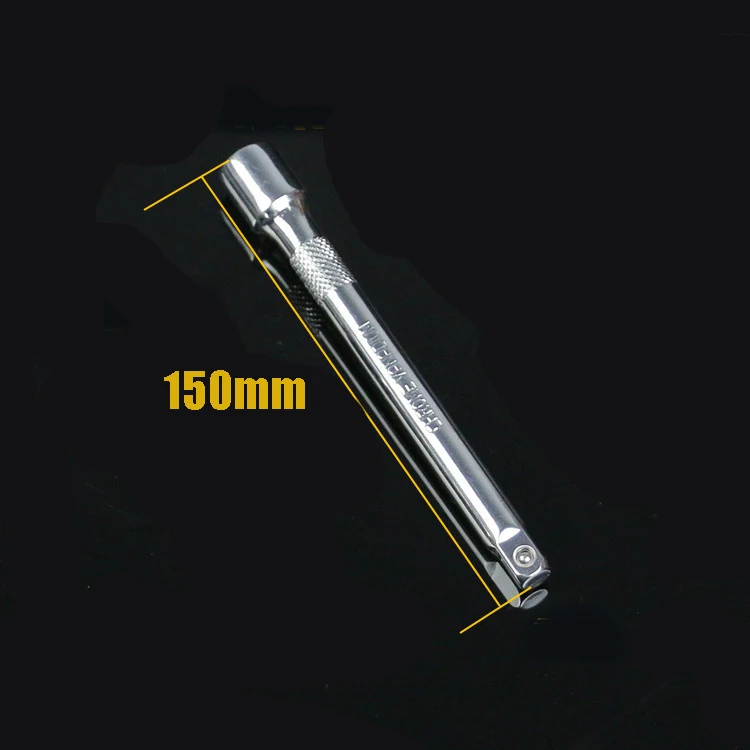 Long Rod 150mm 1/" разъем привода трещотка длинный удлинитель и адаптер-ключ разъем инструмент L Тип изогнутый стержень Т Ручка раздвижной стержень - Цвет: Long Rod 150mm