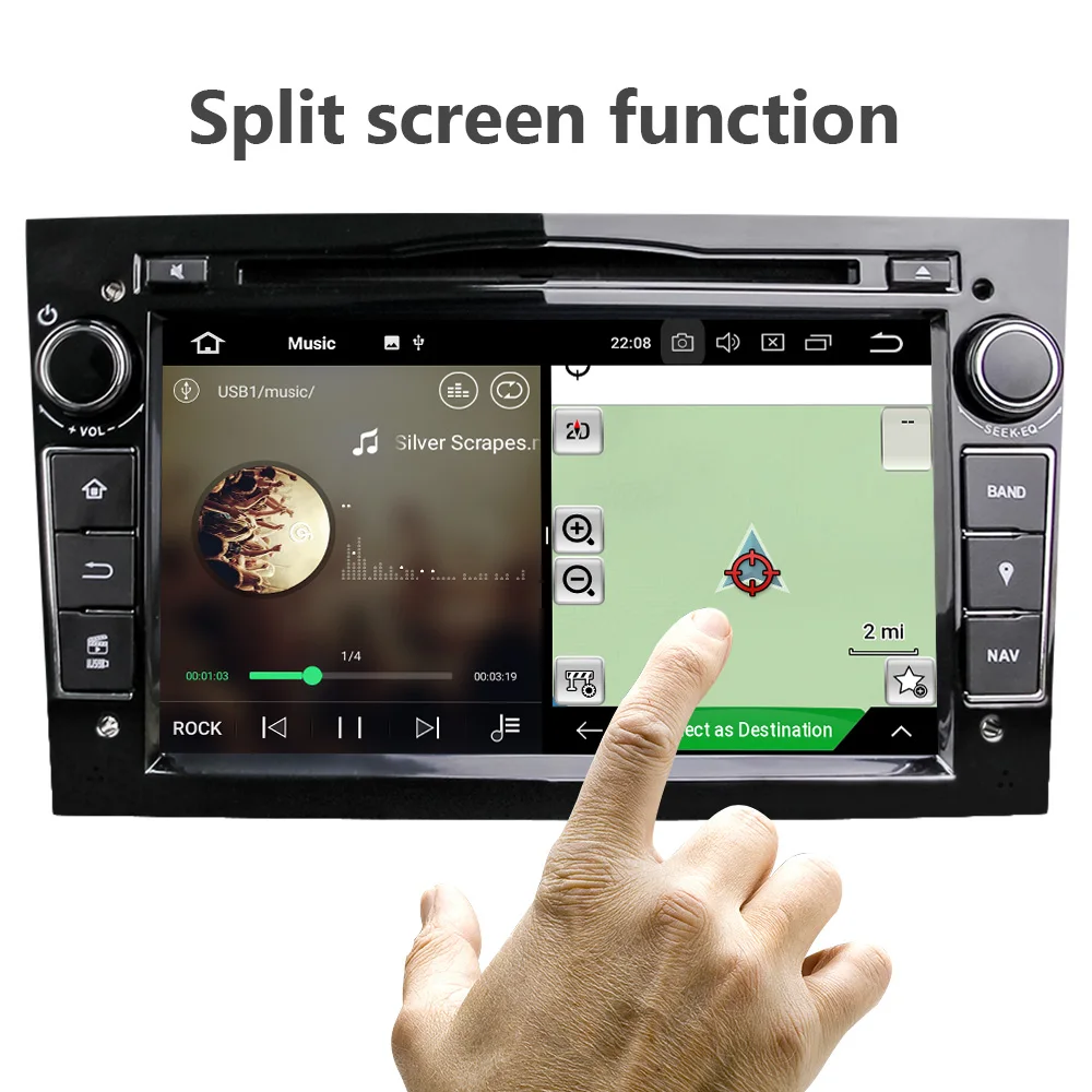 Автомагнитола Eunavi 2 Din Android 9 0 DVD стерео мультимедиа для Opel Corsa Vectra CD Meriva Vivaro Tigra Signum