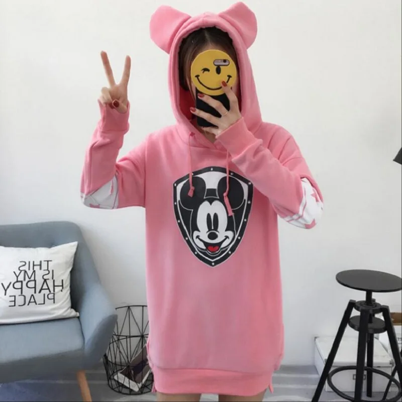 2019 одежда на сезон осень зима moletom Infantil Menino толстовка с Микки Маусом для пар