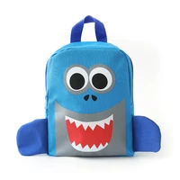 under nineteen 2019 new childrens backpack cute cartoon blue shark children school bags for boys girls toddler kids backpack