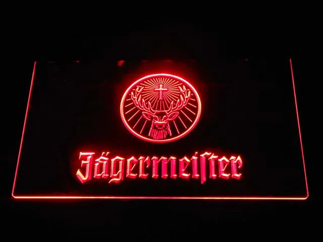 A288 Jagermeister светодиодный неоновый светильник с головой оленя