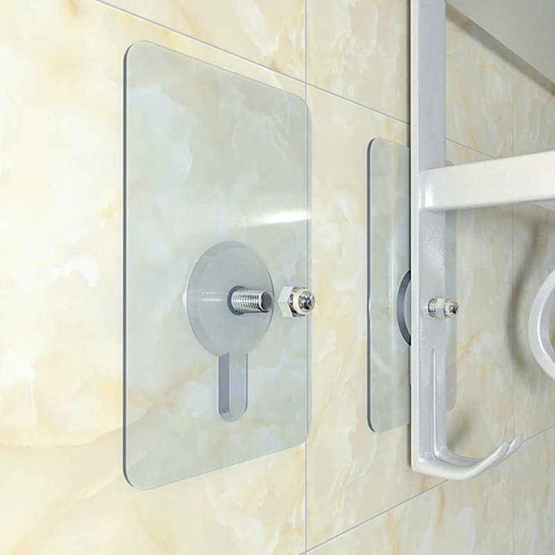 2 шт./лот самоклеющиеся не сверлящие оставляющие следов висящие гвозди Прочная