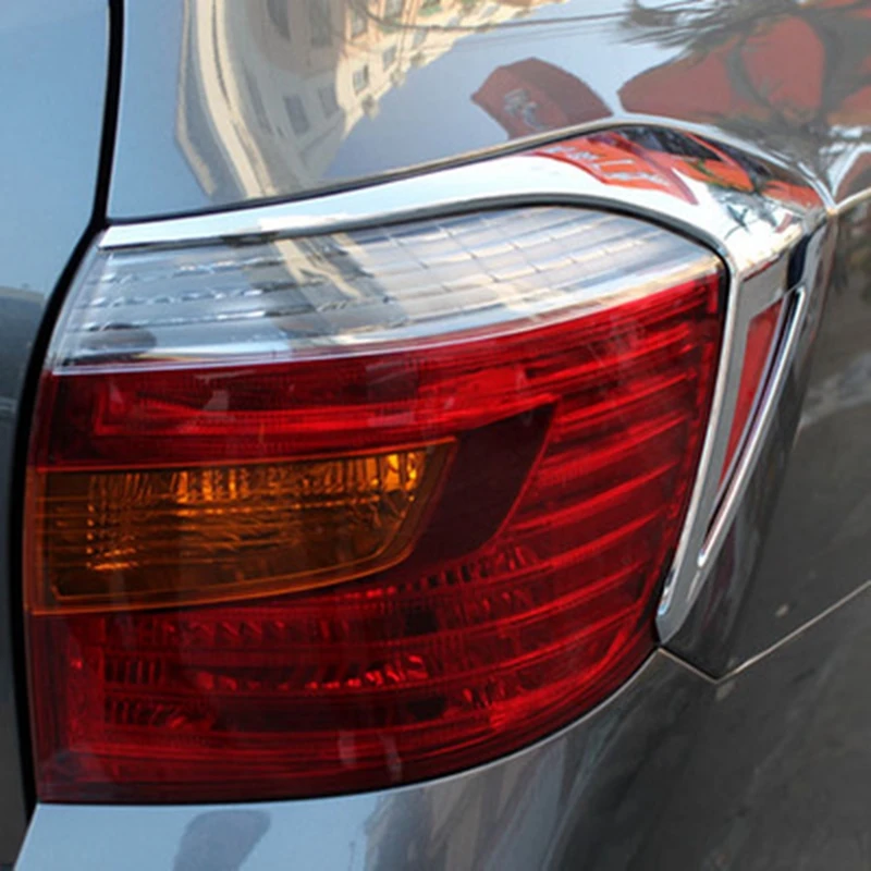 Накладка на задний светильник для Toyota Highlander 2012 2013 ABS хромированная 2 шт. |