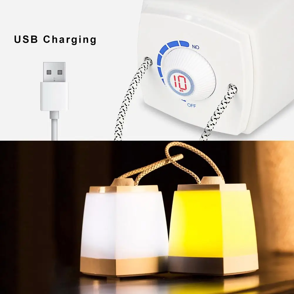 Портативный светодиодный ночник с зарядкой через USB уличная лампа плавным