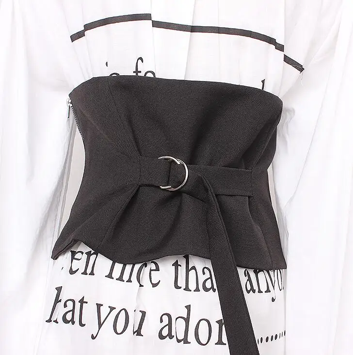 

Women's runway fashion bird embroidery fabric Cummerbunds female Dress Corsets Waistband Belts decoration wide belt R1670
