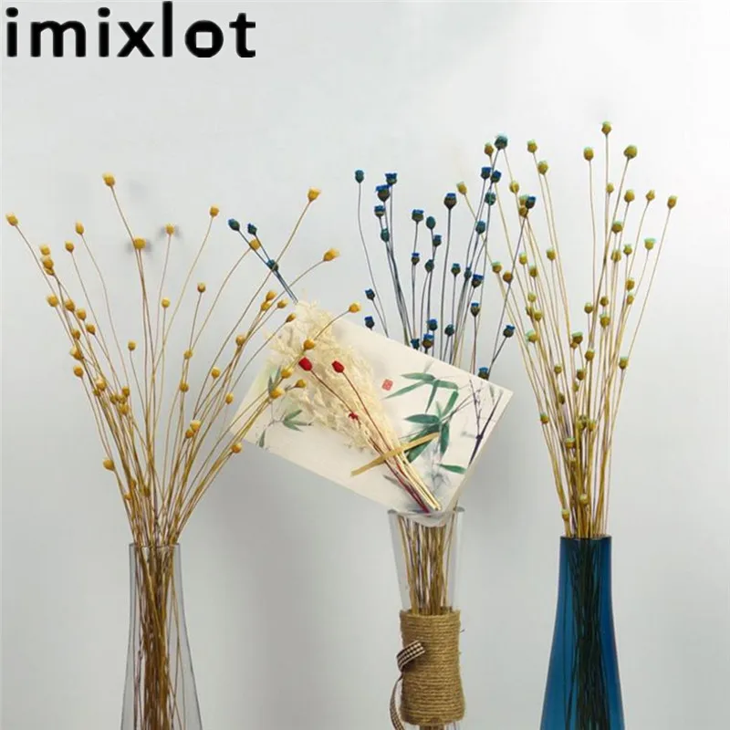 Imixlot 1 связка Натуральные сушеные цветы украшение для свадебной вечеринки