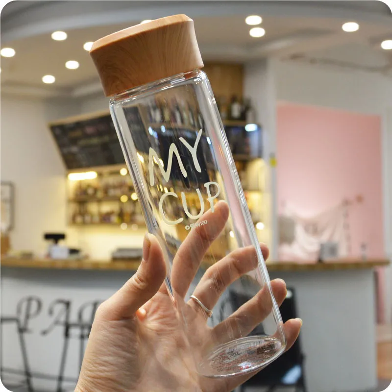 XINAHER Hot Selling Glass Sport Water Bottle With Protective Bag 400ml Fruit Outdoor Bike Bottles High Quality | Дом и сад