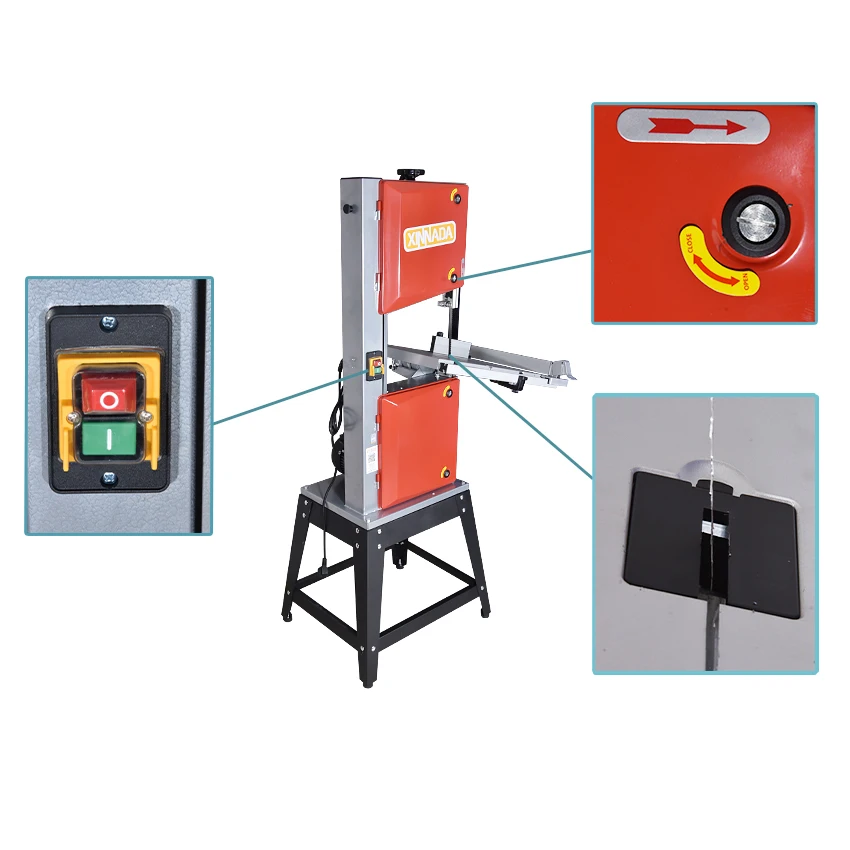 

New Arrival 10 Inch Woodworking Band Saw Machine Buddha Beads Open Material Saw Machine Curve Pull Saw Machine 245mm 220V 550W