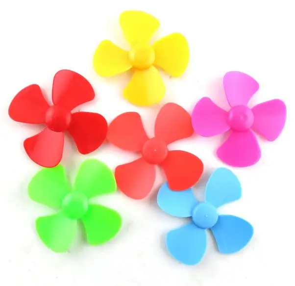 Пластиковые пропеллеры с четырьмя лезвиями для diy электрических вентиляторов