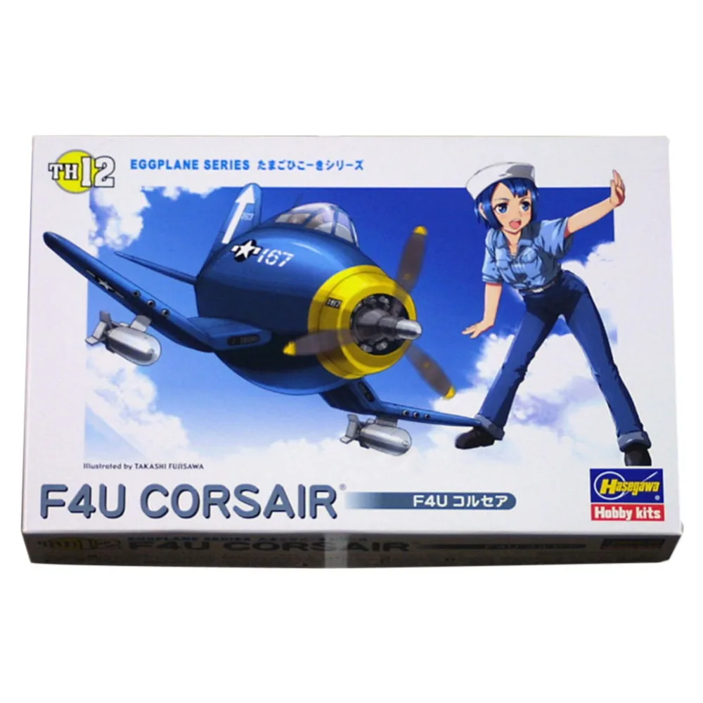 OHS Hasegawa 60122 Q Versin F4U Corsair яйцо самолет в сборе ВВС модели строительные комплекты