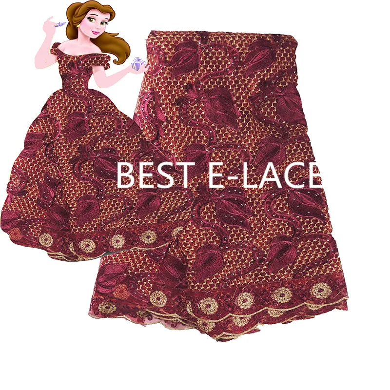 2017 Лучшие Продажи Африканский Шнурок Шнур Высокое Качество Французский