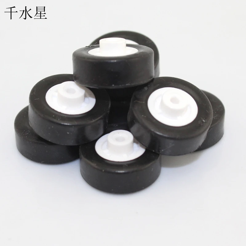 Глянцевые резиновые колеса 2*18 мм миниатюрные изготовление моделей паровые