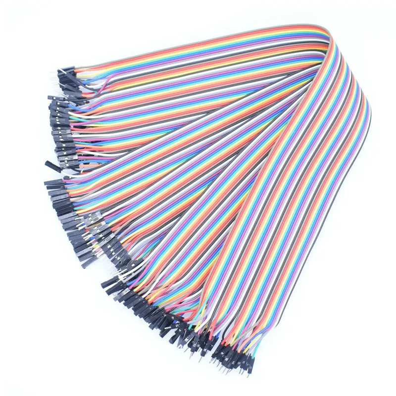 1 ряд 40 шт. кабель Dupont см 2 54 мм 1pin 1p-1p разъем Мама-папа Папа-папа джампер для Arduino |