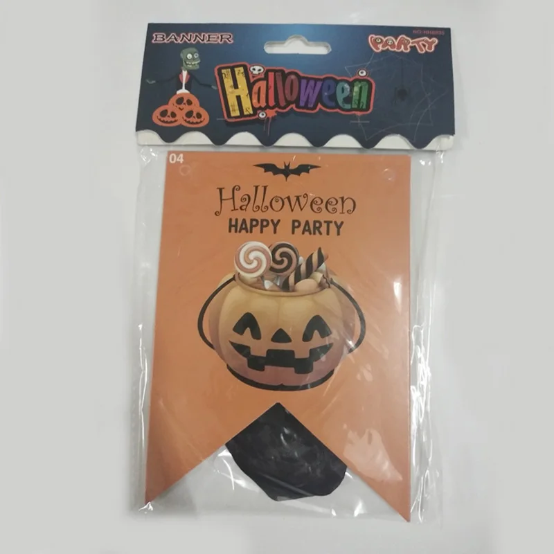 Хэллоуин голова тыквы счастливый карнавал украшения конфеты бар Бантинг