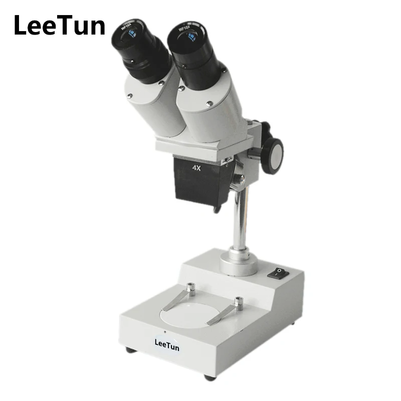 40x бинокуляр с подсветкой стерео микроскоп верхней галогенная лампа WF10X окуляра 4X