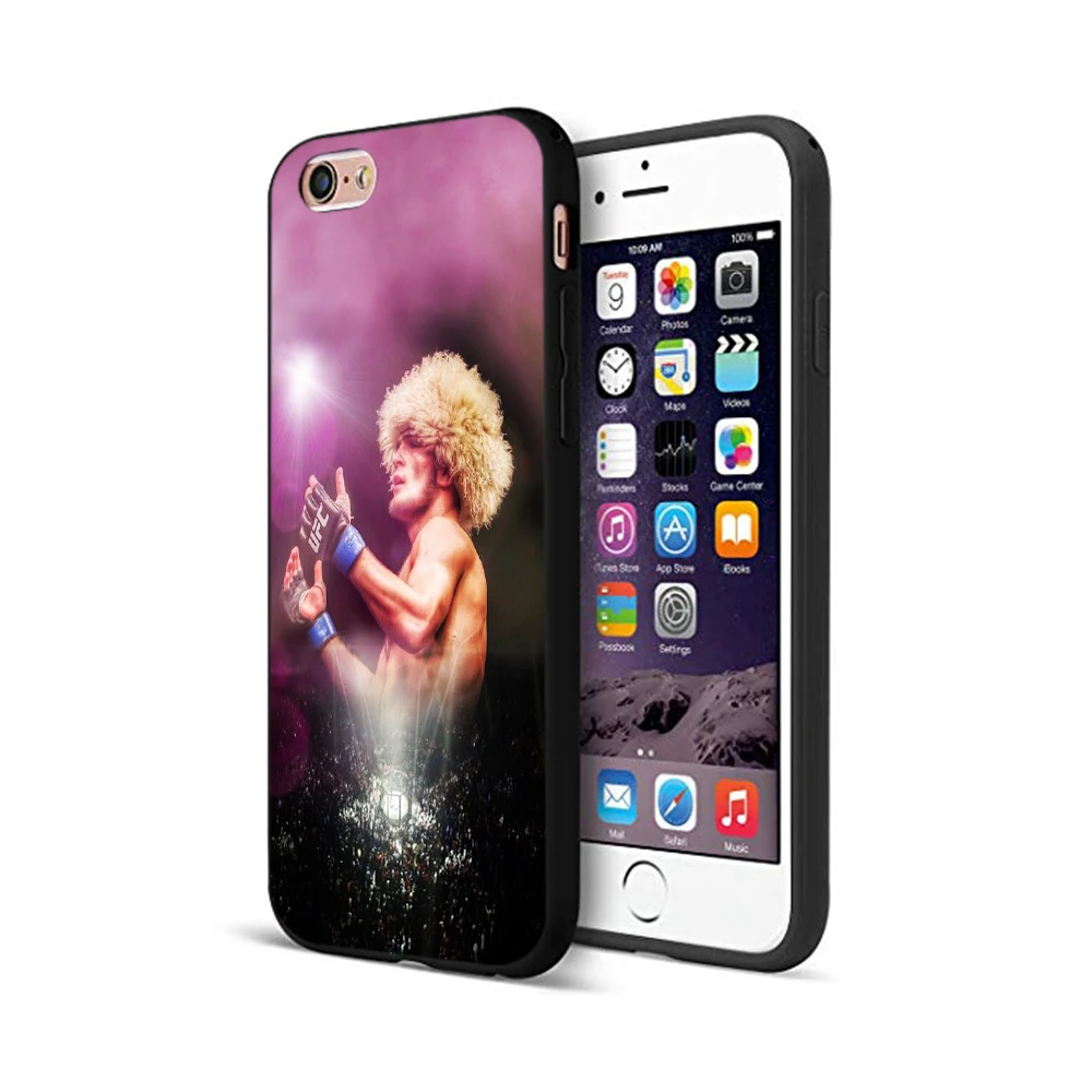 Черный чехол из ТПУ для iphone 5 5s se 6 6s 7 8 plus x 10 силиконовый XR XS 11 pro MAX khabib
