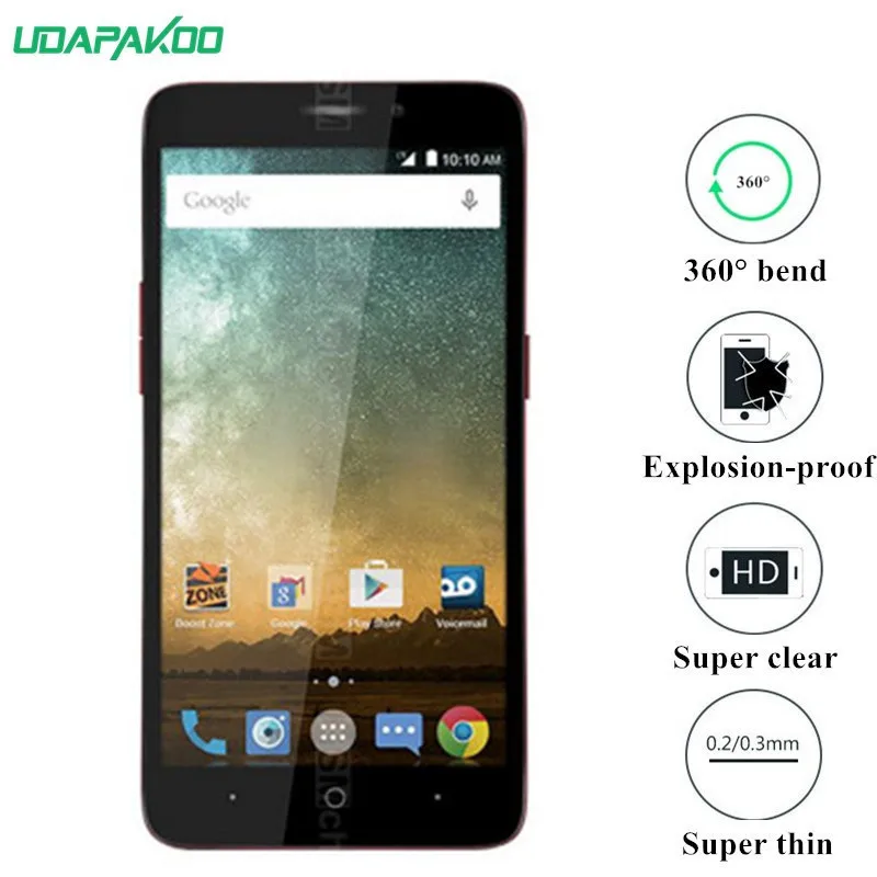 Udapakoo прозрачная закаленная (мягкое стекло) пленка для ZTE Prestige N9132 нано