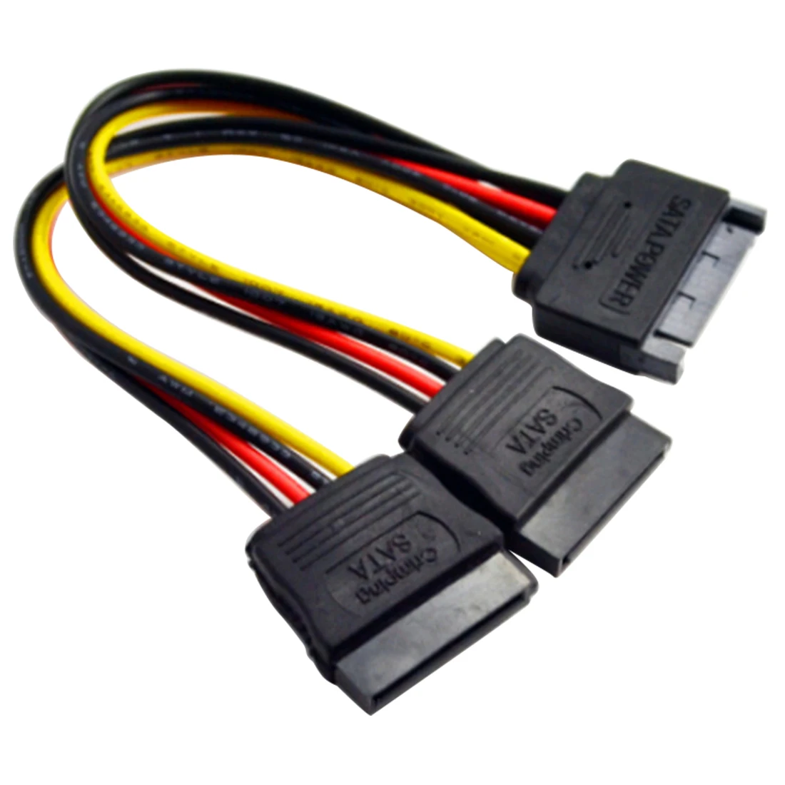 Высококачественный разветвитель Centechia с 1 на 2 SATA Power 15 контактный Y образный