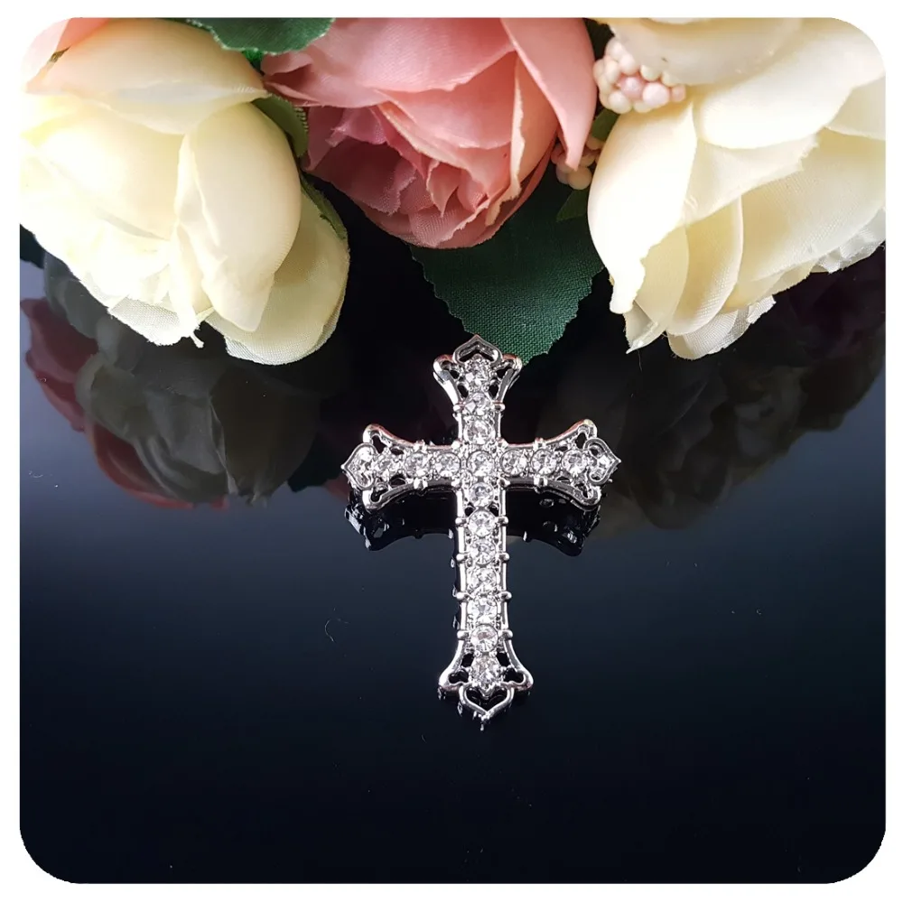 Заколка брошь с крестом|brooch pins|cross broochbrooch crystal |