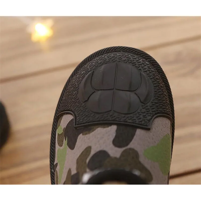 MHYONS/2018 новая детская зимняя сапоги обувь Кожа Камуфляж теплые зимние для
