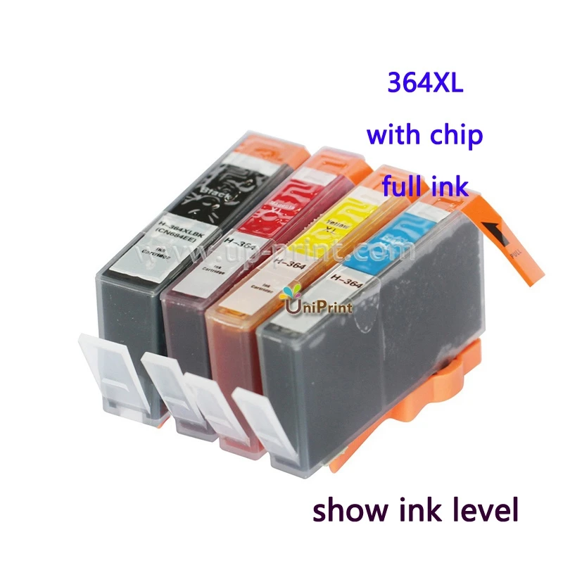 8 шт. 364 hp XL совместимый картридж с чернилами для Photosmart 5510 5511 5512 5514 5515 5520 5522 5524 6510 6512