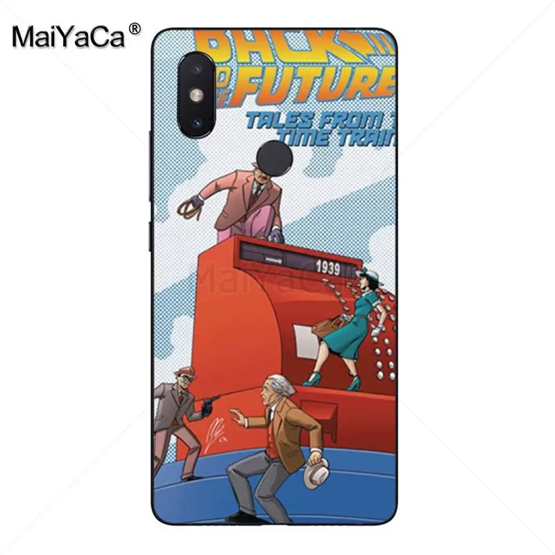 Мягкий чехол для телефона MaiYaCa Back To The Future boy с цветным рисунком xiaomi mi 8se 6 note2 note3 redmi 5