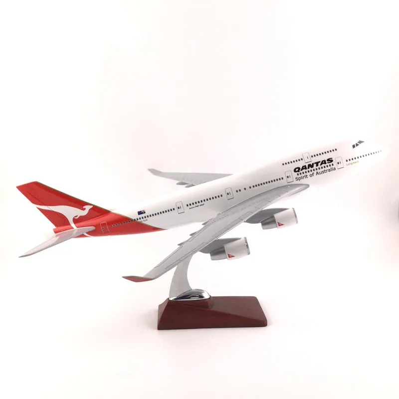Австралия авиакомпаний пассажирский самолет 45 47 см QANTAS 747 400 модель самолета