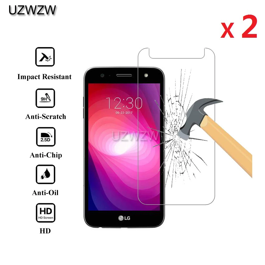 2 шт для LG X power 2 M320F M320N 2.5D 9H Твердость Закаленное стекло Защитная стеклянная пленка для экрана для LG X power 2 стекло