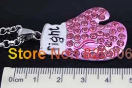 1 шт. новый стиль ожерелье с розовой лентой для борьбы раком груди розовая лента