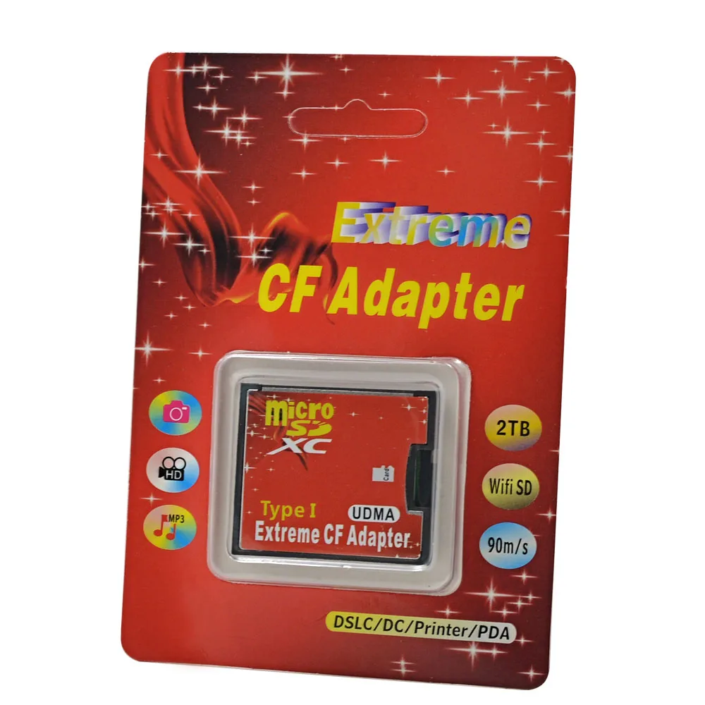 Высокоскоростной адаптер CHIPAL для Micro SD TF CF MicroSD MicroSDHC MicroSDXC компактной флеш-памяти