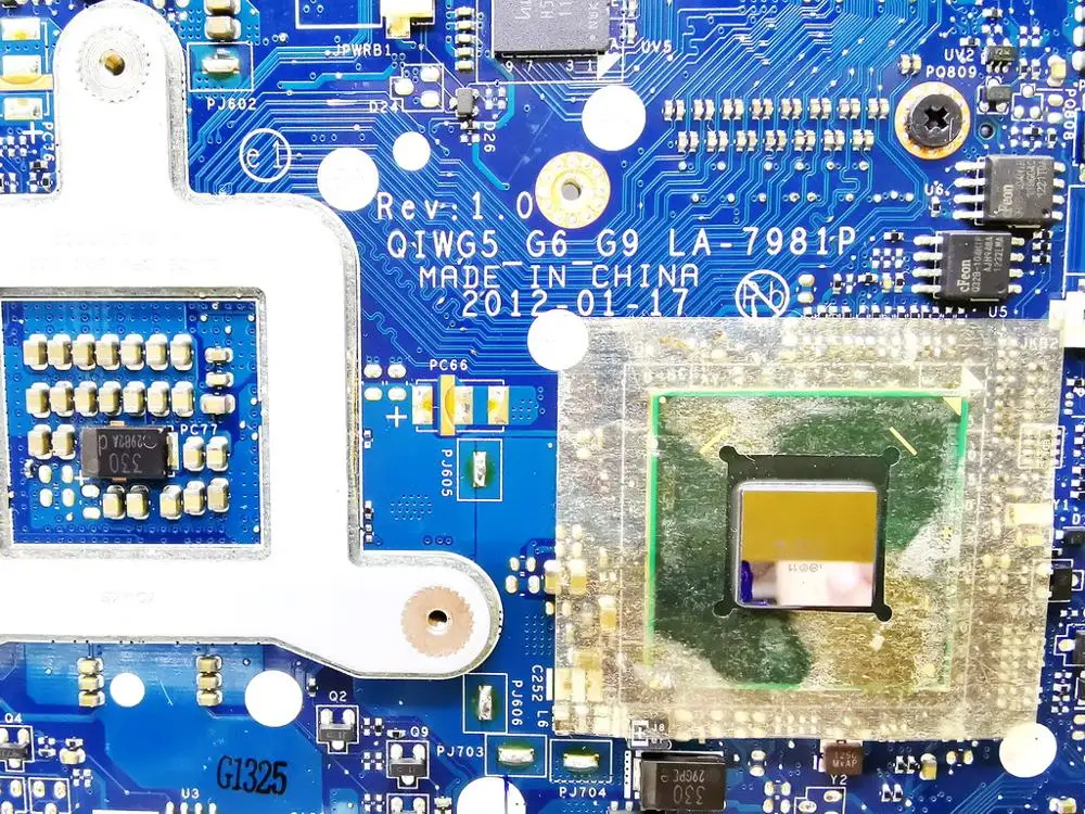 Оригинальная материнская плата для ноутбука Lenovo G480 GF610M 1GB QIWG5 LA-7981P протестирована
