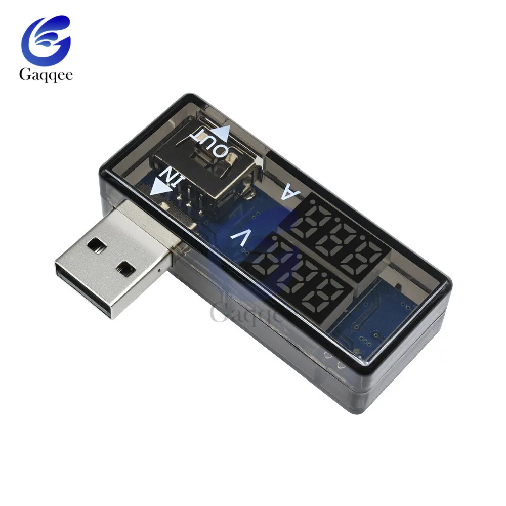 Светодиодный тестер с двойным usb-портом, тестовый детектор для зарядки тока, тестер на батарею er, вольтметр, амперметр, зарядное устройство, Doctor Meter Monitor