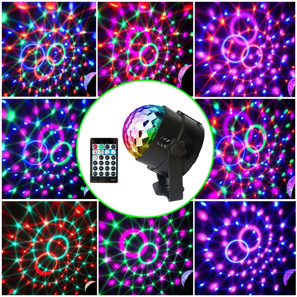 15 цветов диско-шар DJ Lumiere 6 Вт звуковой активированный лазерный проектор RGB