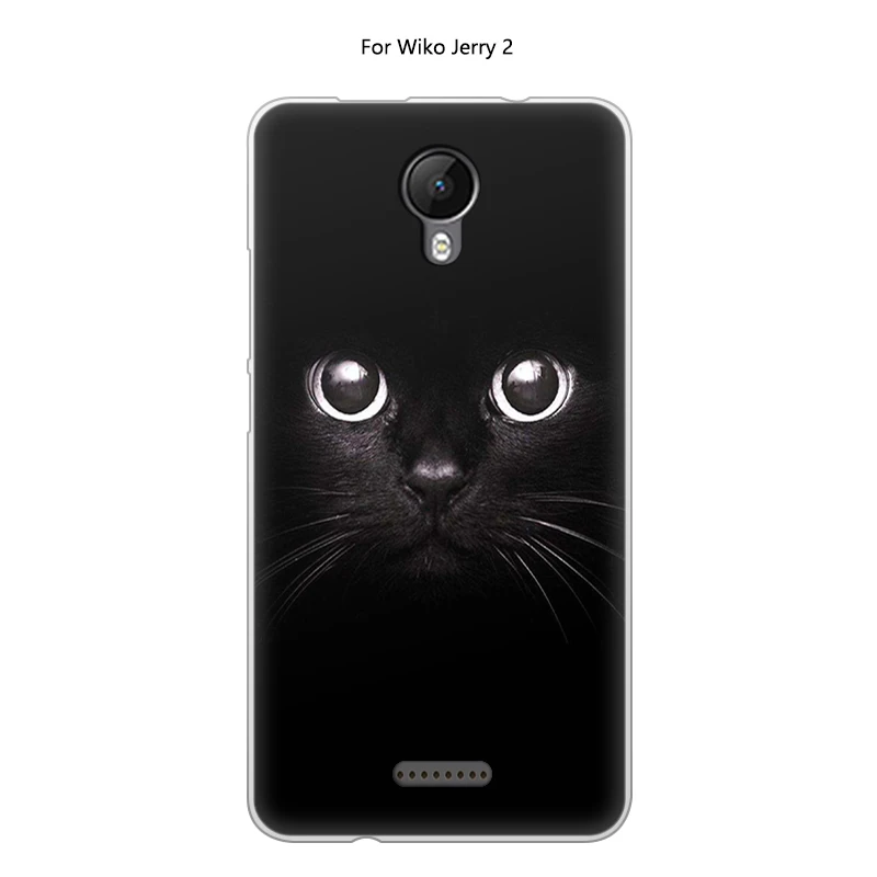 JURCHEN чехол для телефона с мультяшным принтом для Funda Wiko Jerry 2 Чехол, Мягкая силиконовая задняя крышка из ТПУ для Wiko Jerry 2 Jerry2 II чехол-накладка