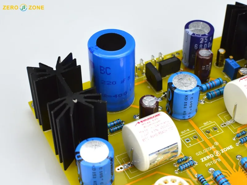 Роскошная версия PRT07B EH-12AX7 ламповый предусилитель база на Marantz 7(M7) цепи с 4 входного сигнала переключения