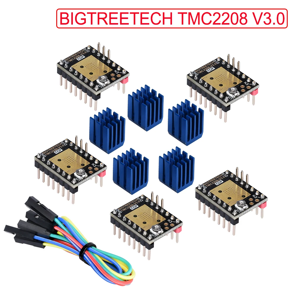 BIGTREETECH TMC2208 V3.0 шаговый двигатель драйвер 3d части принтера VS TMC2209 TMC2130 к SKR V1.3 MKS GEN L Ramps 1,6 плата управления