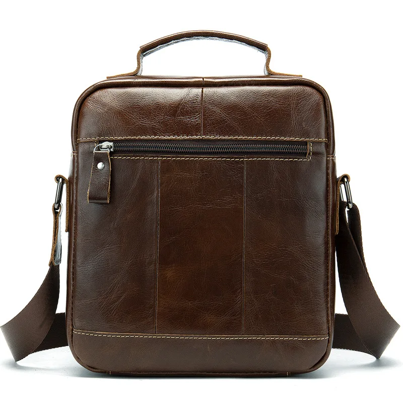 Новая многофункциональная практичная Мужская сумка из натуральной кожи