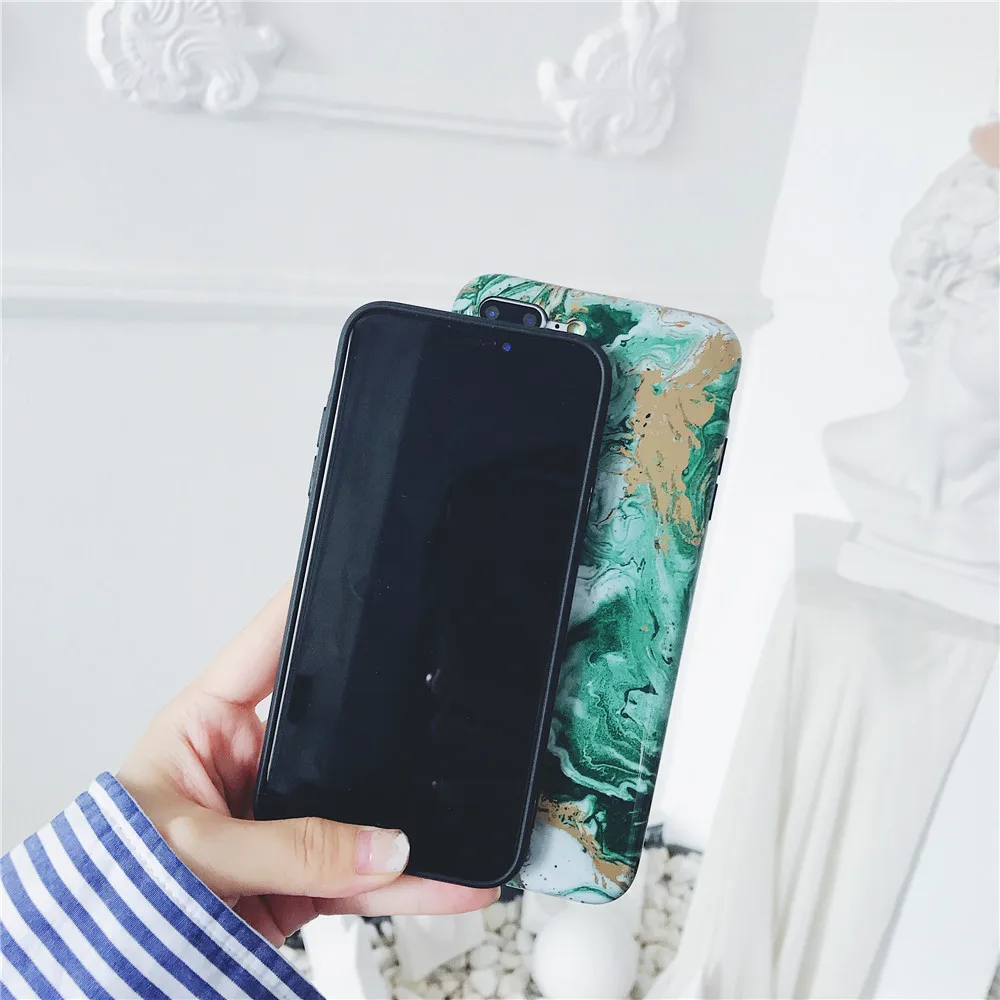 Роскошные Мрамор силиконовый чехол для iPhone XS Max Винтаж текстуры красочные крутые