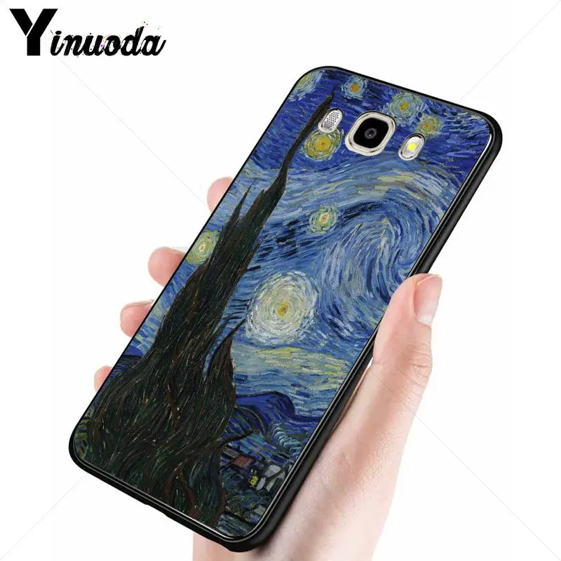 Yinuoda Ван Гог Картина маслом шаблон Мягкие аксессуары для телефонов Чехол Samsung Galaxy