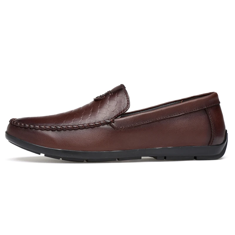 2017 mrhippies Spring Autumn Men Loafers Casual Shoes Genuine Leather Moccasins Driving Man Flats Plus size 36-47 #xj89182 | Обувь