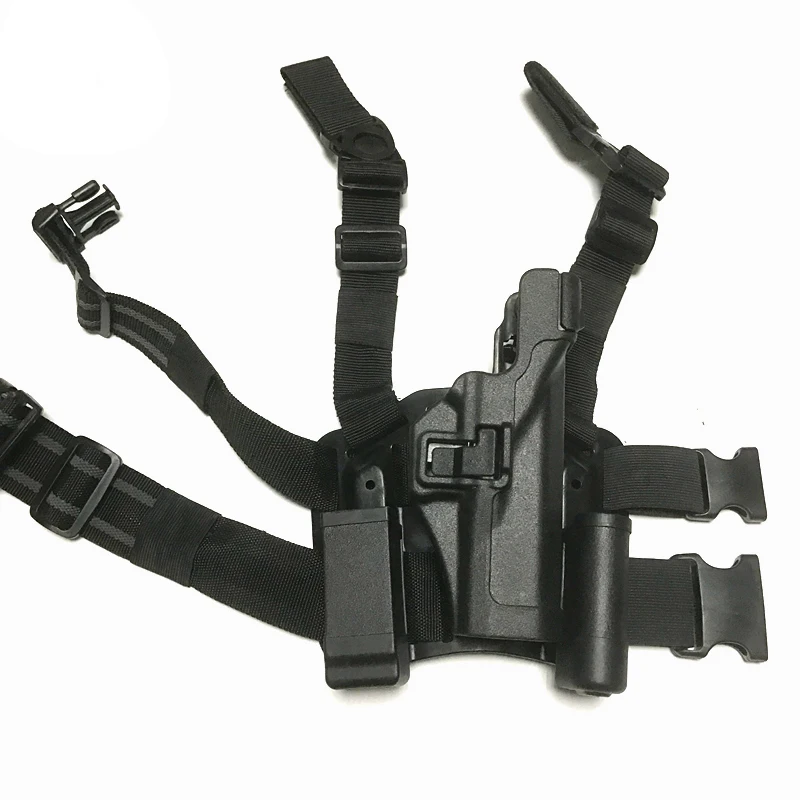 Тактический пистолет кобура для Glock 17 19 22 23 31 правая рука пистолет охотничье оружие gunsoft аксессуары военный Быстрый падение ноги кобура