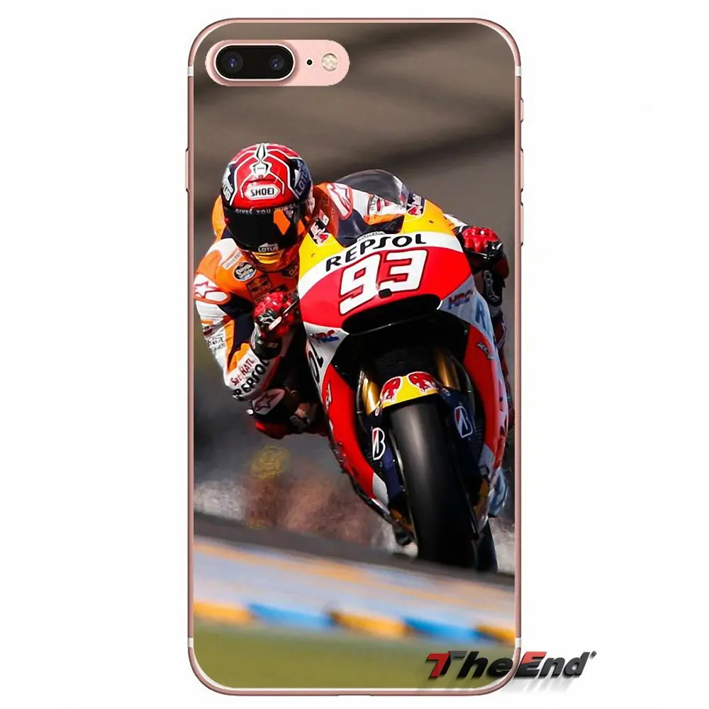 Марка Marc marquez Moto Gp 93 мягкий чехол из ТПУ с принтом &quotКапа для samsung Galaxy S2 S3 S4 S5 мини S6