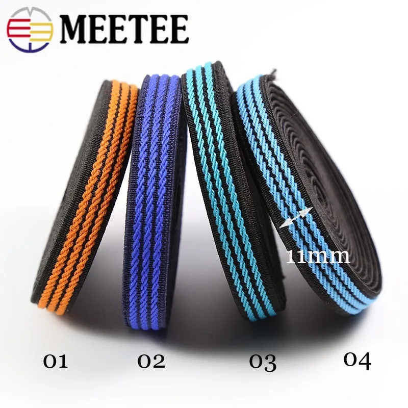 5 метров 11 мм полоса эластичная лента ремень одежда обувь брюки резиновые ленты