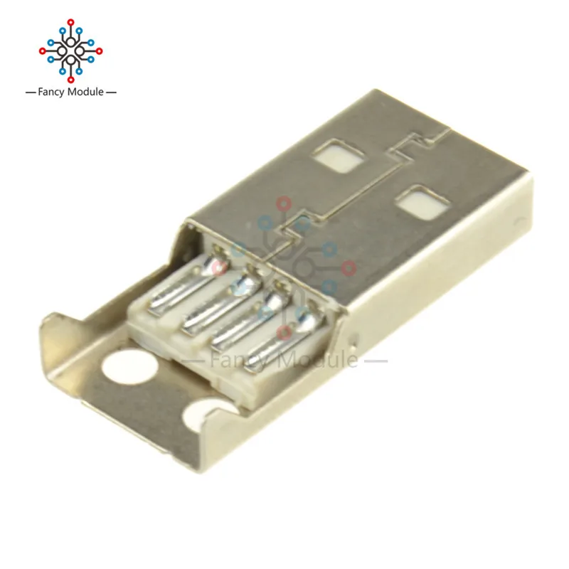 5 шт. 4-контактный переходник с USB типа A и черная пластиковая крышка | Обустройство