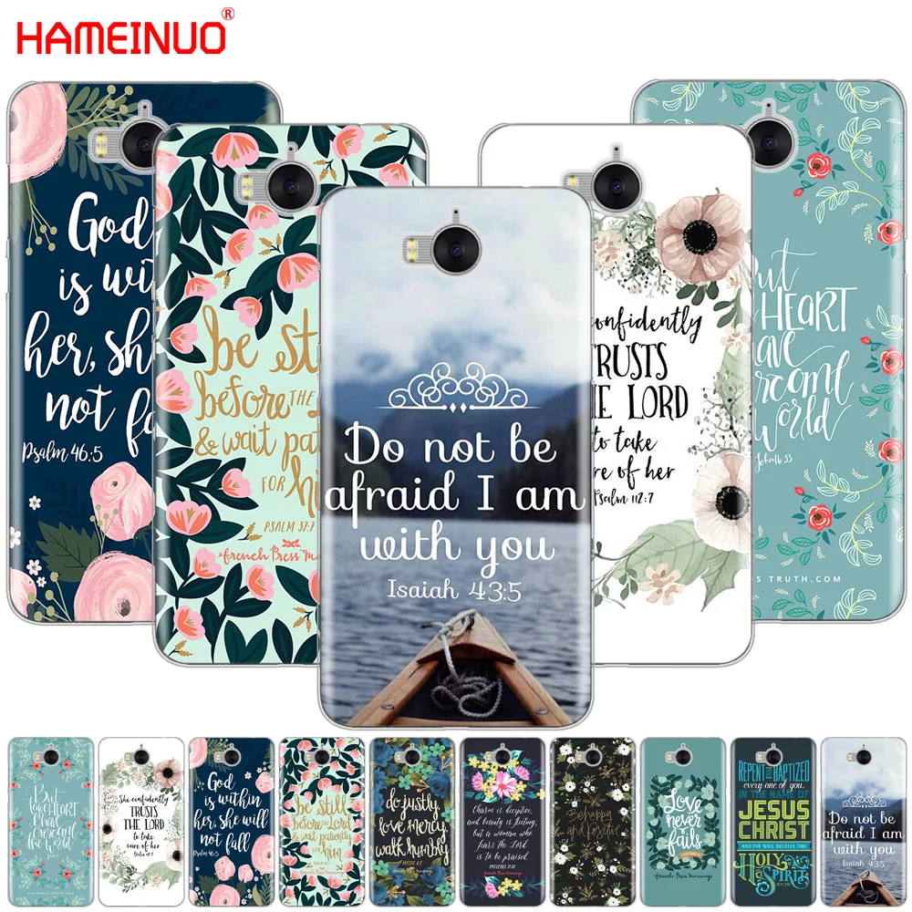 HAMEINUO текст Библии Филиппины чехол для сотового телефона huawei honor 3C 4X 4C 5C 5X 6 7 Y3 Y6 Y5 2 II
