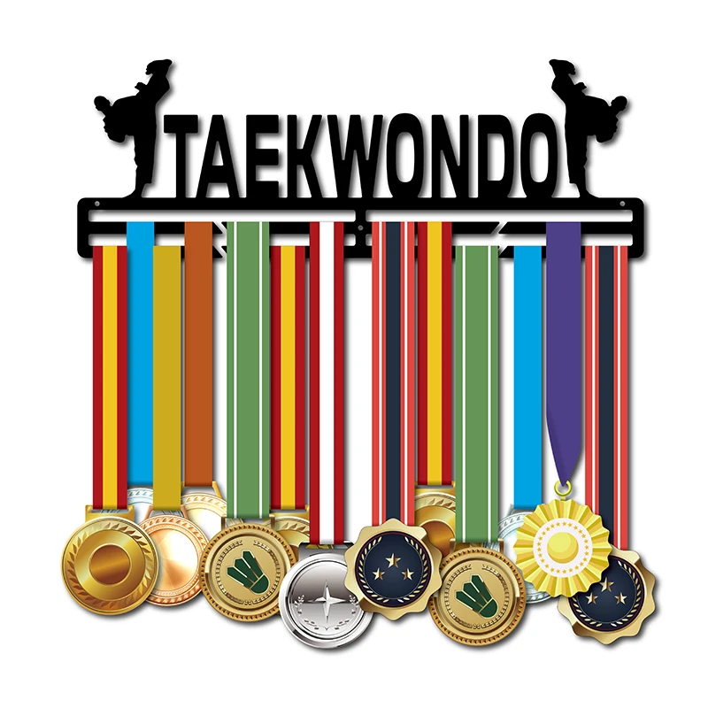 Медаль Вешалка для боевых искусств Taewkondo металлический держатель спортивная
