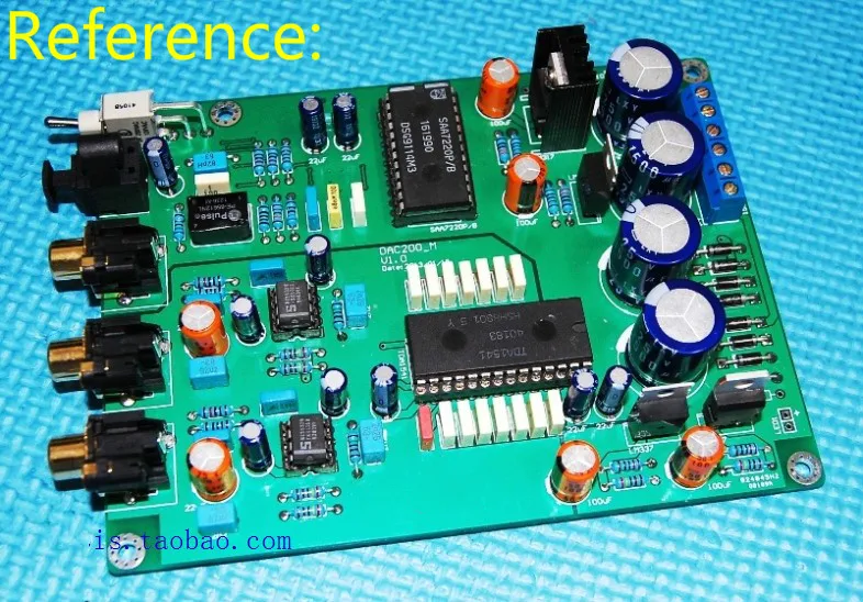 Aiyima новый дизайн TDA1541 ЦАП декодирования доска DIY Бард PCB|dac decoder|tda1541 dacdac decoder board |