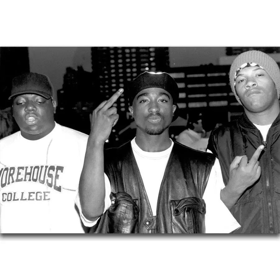 Q2133 плакаты и принты Hot Biggie Tupac Redman Rap Music Singer Rapper Star художественный постер картина